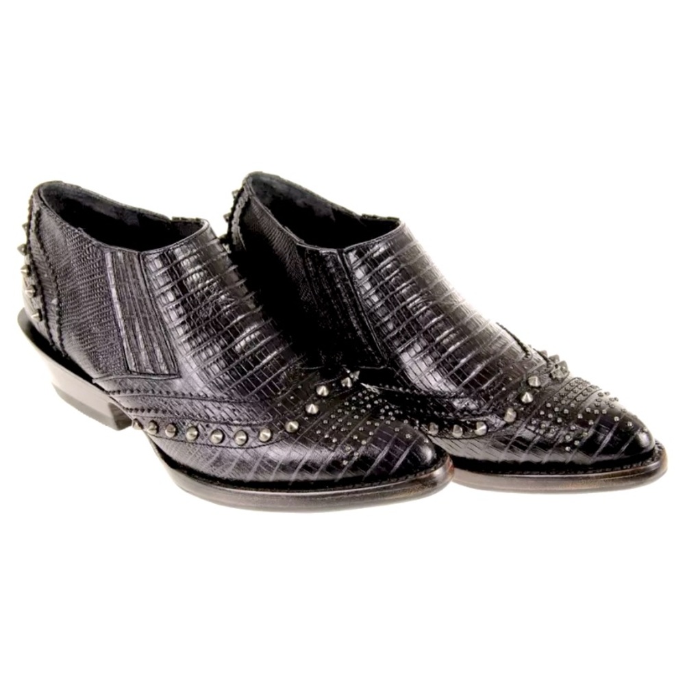 Ash trinity studded western shootie